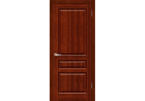 Дверь деревянная межкомнатная из массива ольхи, цвет Венге, Махагон